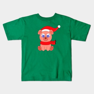 Baby Winter Bear Kids T-Shirt